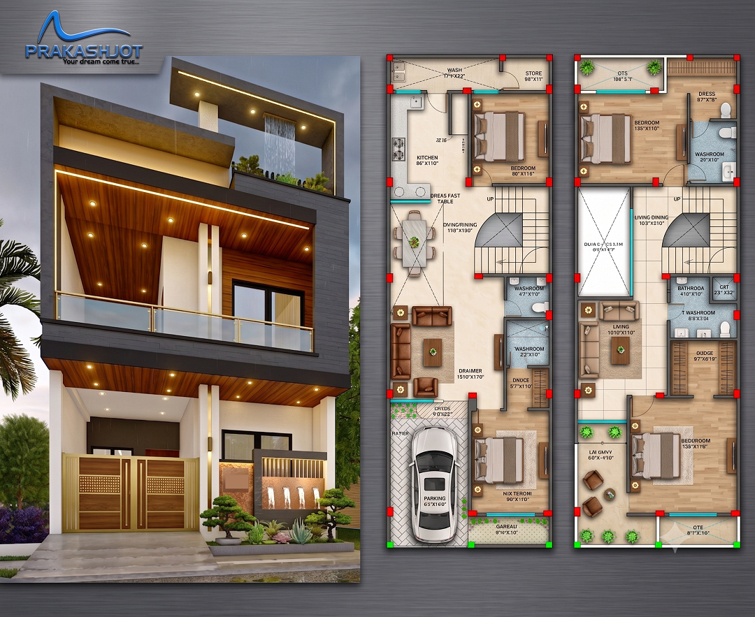 20 x 40 mordon house plon