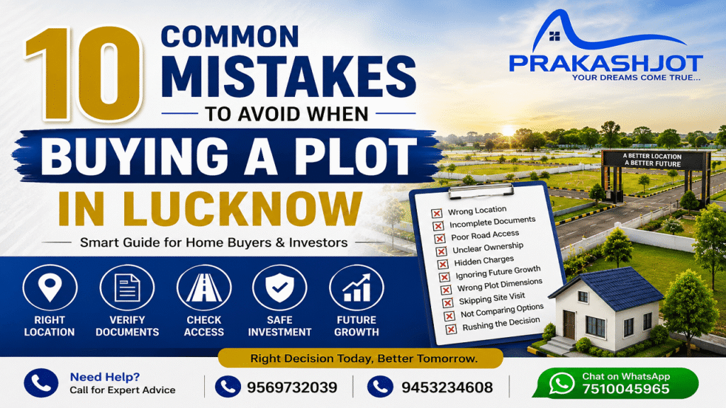 10 Mistakes to Avoid When Buying a Plot in Lucknow 2 10 Common Mistakes to Avoid When Buying a Residential Plot in Lucknow