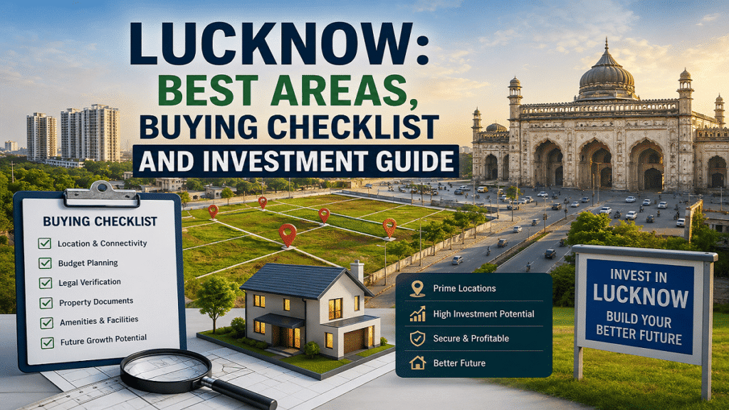 Residential Plots in Lucknow: Best Areas, Buying Checklist and Investment Guide 2 Residential Plots in Lucknow best areas for property investment and plot buying guide