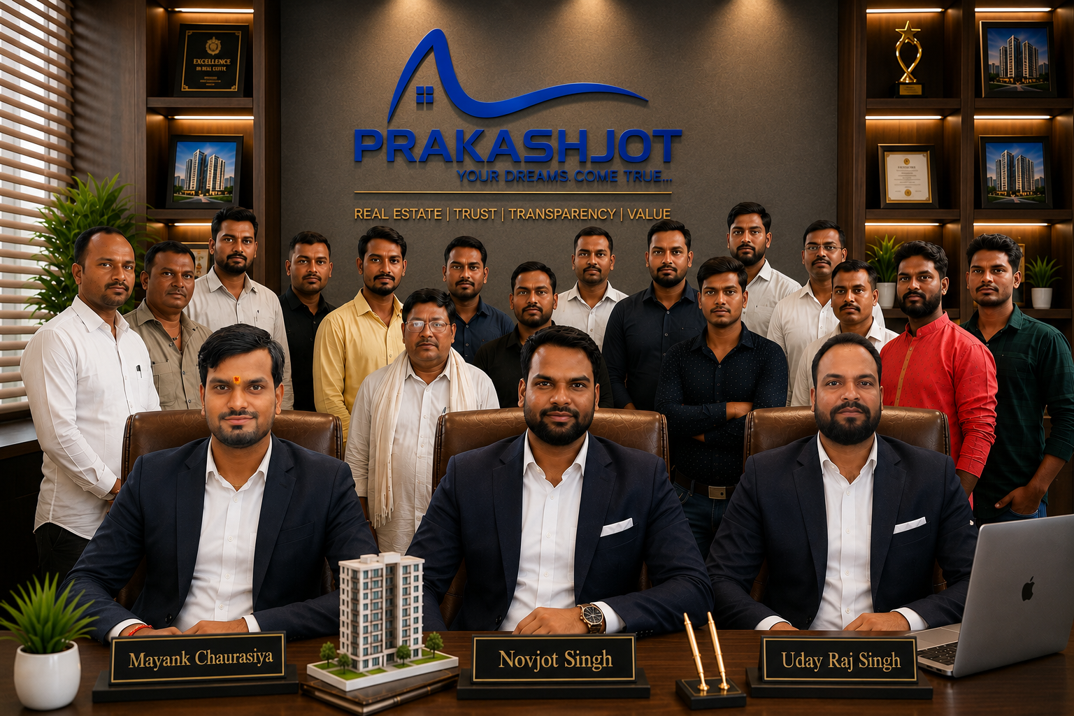team of Prakashjot , real estate company in Lucknow