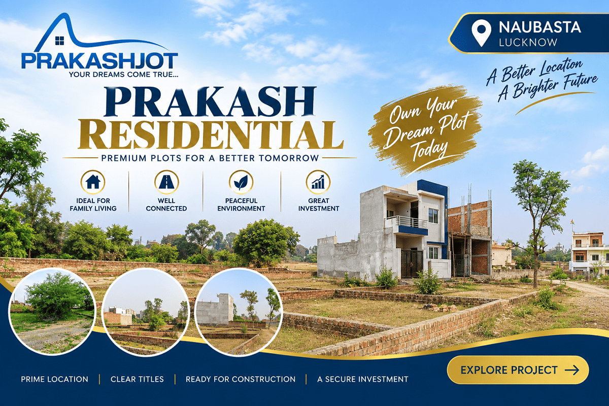 Residential Plots for Sale in Prakash Residential, Lucknow